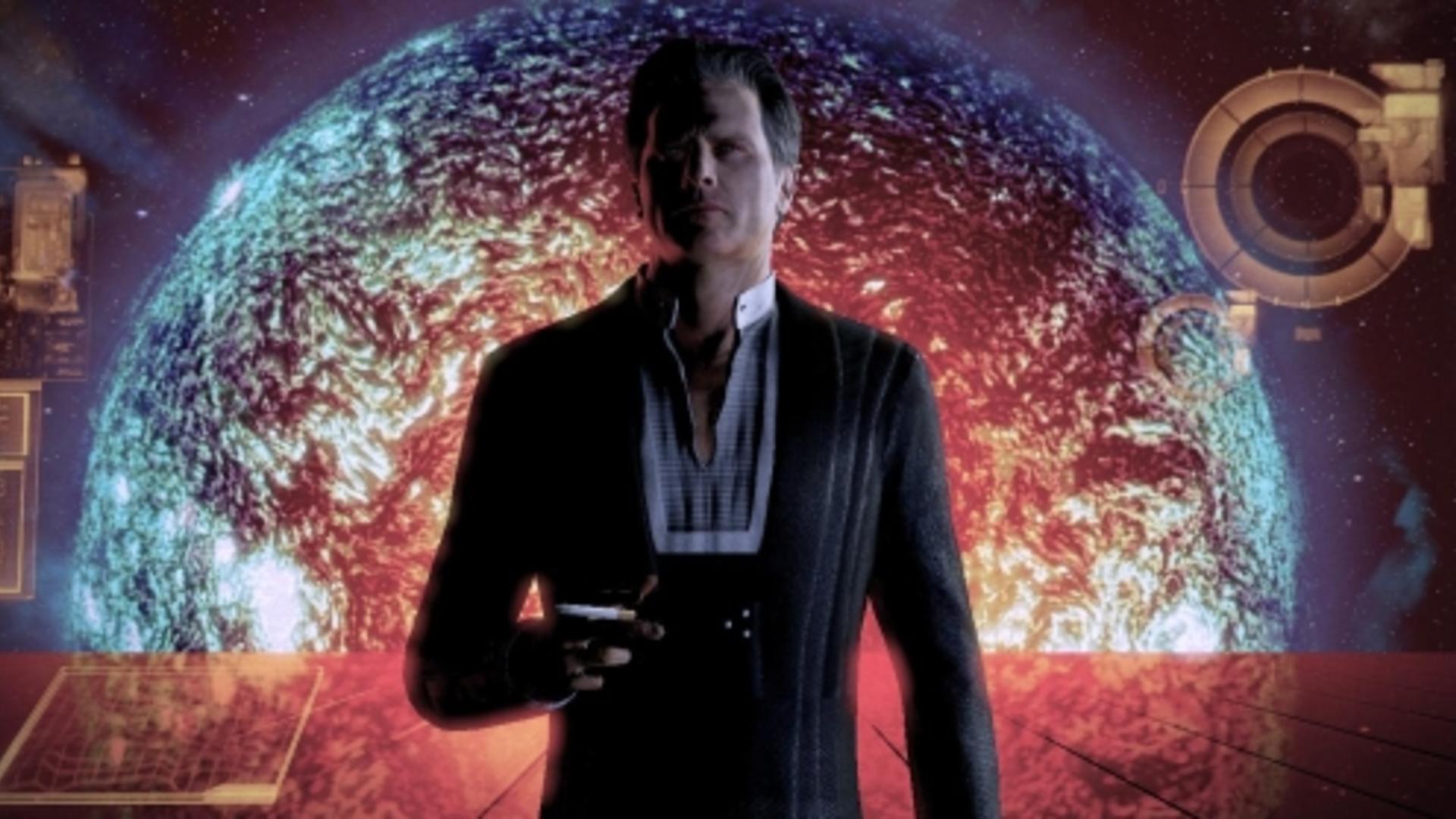 Mass Effect 2 Illusive Man - HD Wallpaper 