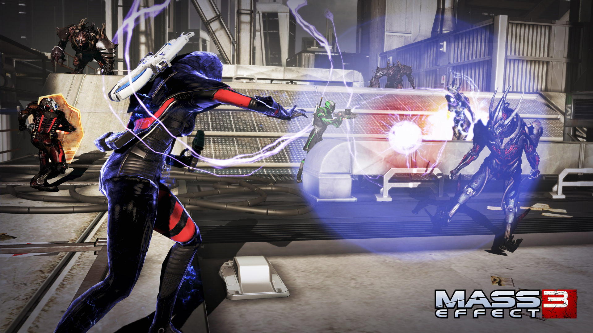 Mass Effect Adept Power - HD Wallpaper 