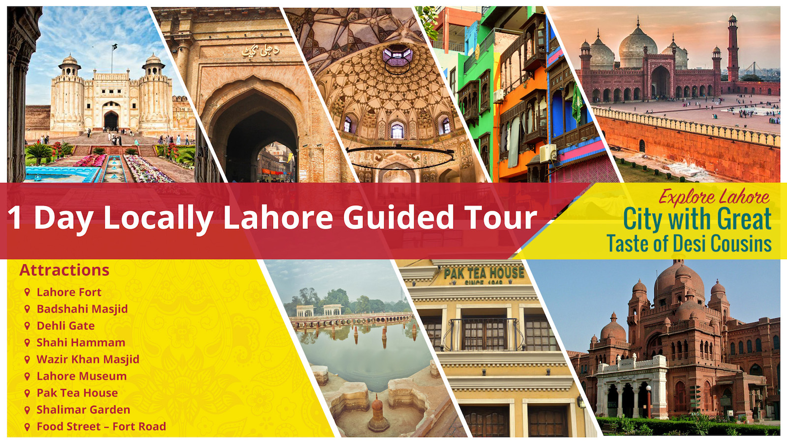 One Day Lahore City Guided Tour - Tour Companies In Lahore - HD Wallpaper 