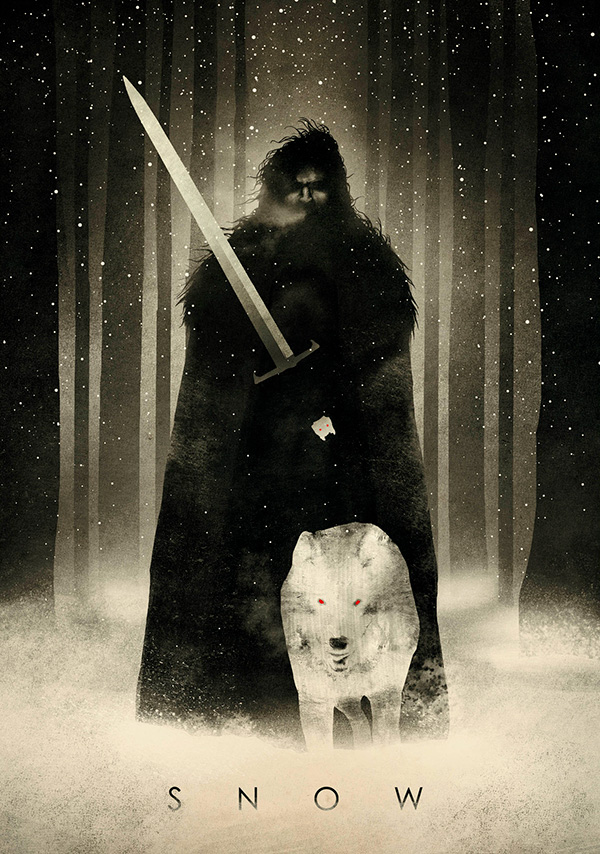Jon Snow And Ghost Iphone - 600x854 Wallpaper 