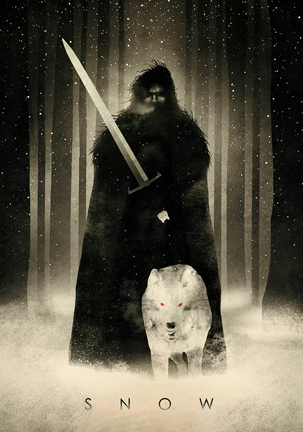 Jon Snow And Ghost Iphone - HD Wallpaper 