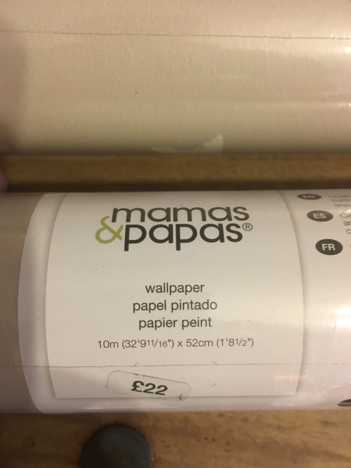 Four Rolls Of Millie And Boris Neutral Wall Paper , - Label - HD Wallpaper 