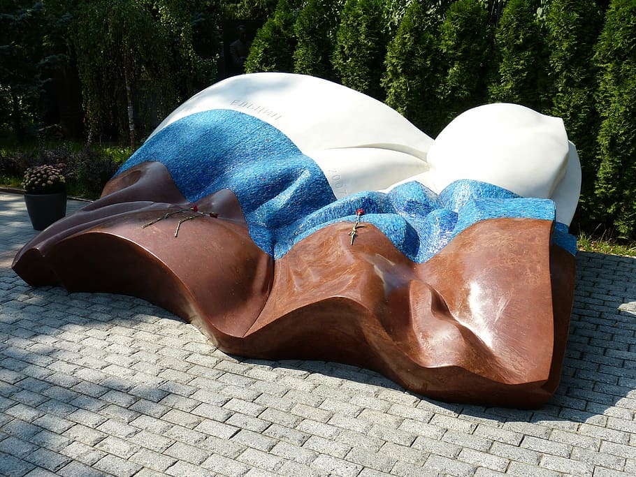 Boris Yeltsin, Moscow, Cemetery, Grave, Tombstone, - Boris Yeltsin Tombstone - HD Wallpaper 