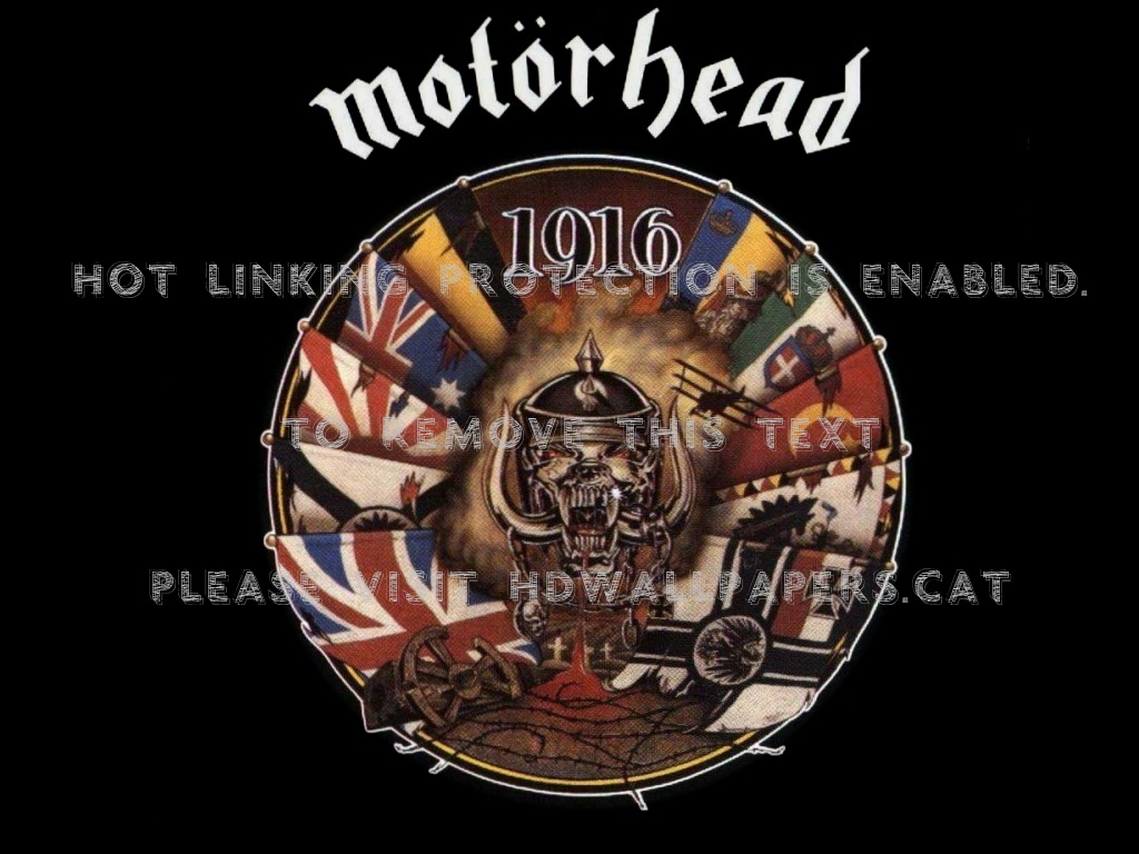 Motorhead Metal Lemmy 1916 Entertainment - Motorhead 1916 Album Cover - HD Wallpaper 