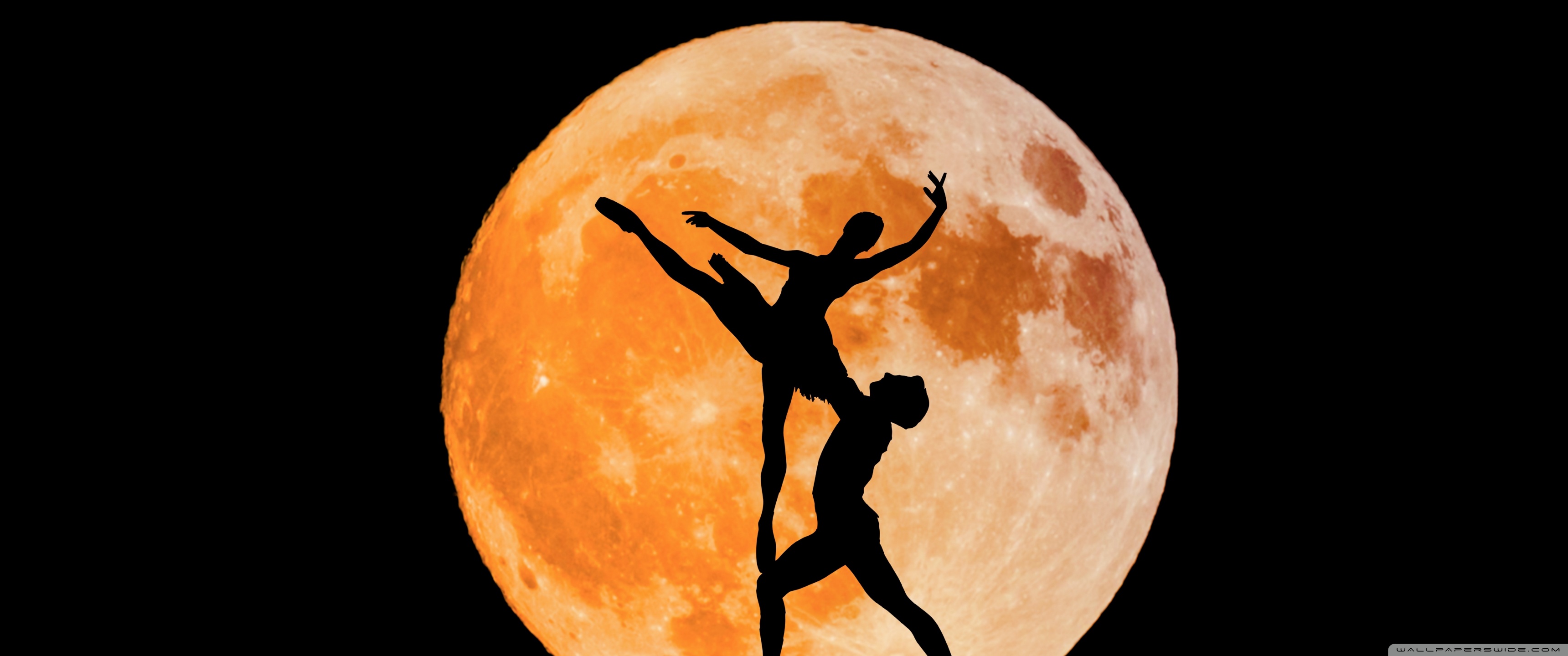 Silhouettes With Backgrounds - HD Wallpaper 