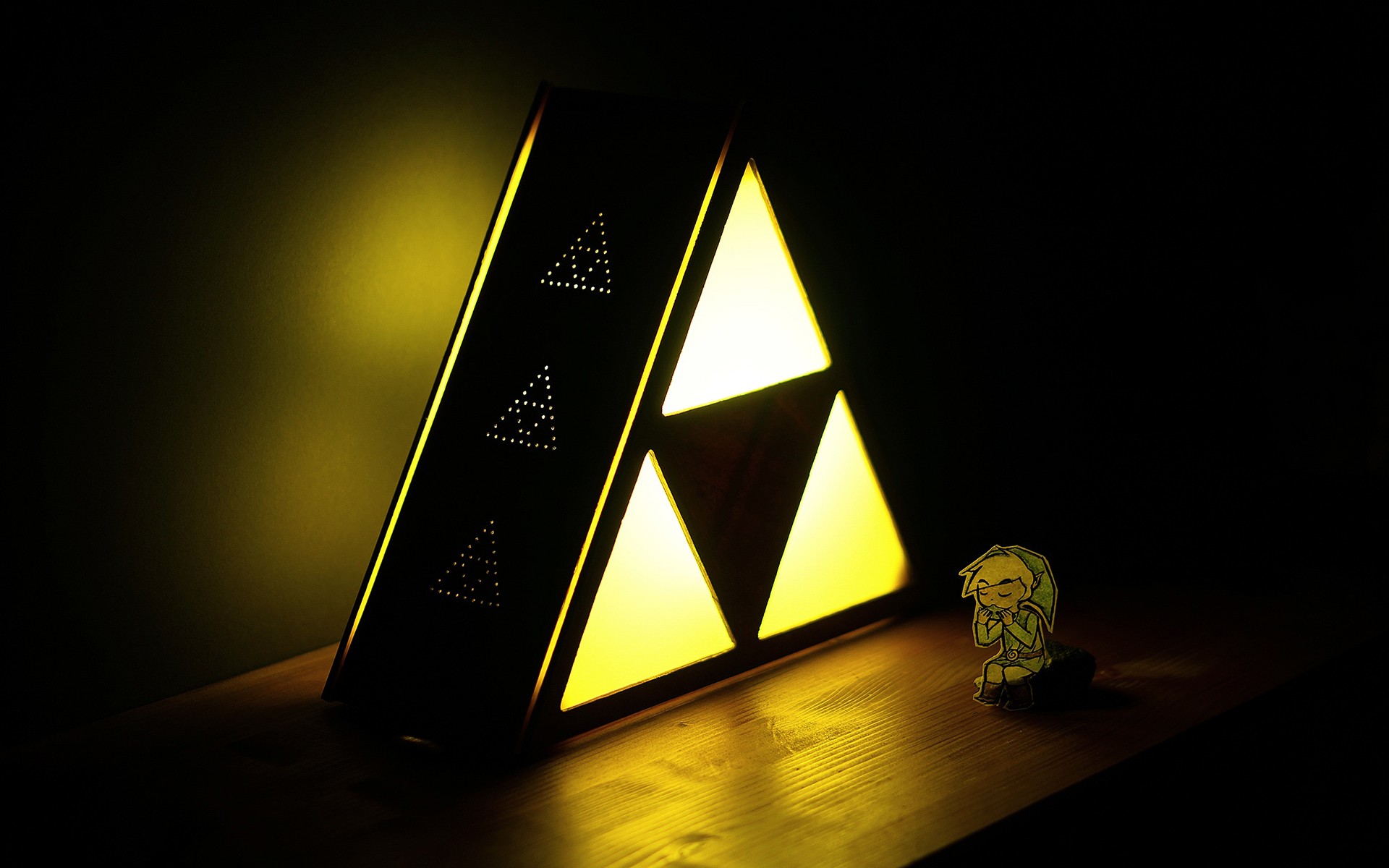 Triforce Wallpaper - Zelda Décoration - HD Wallpaper 