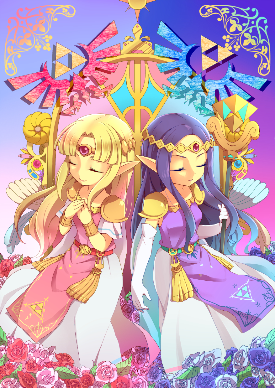 Princess Zelda A Link Between Worlds Fan Art - 877x1239 Wallpaper ...