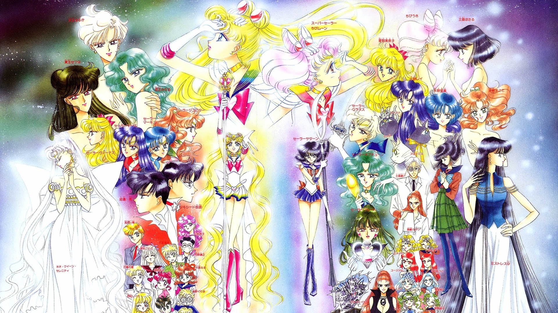 Sailor Moon The History Of Sailors / La Historia De - Sailor Moon Original Art - HD Wallpaper 