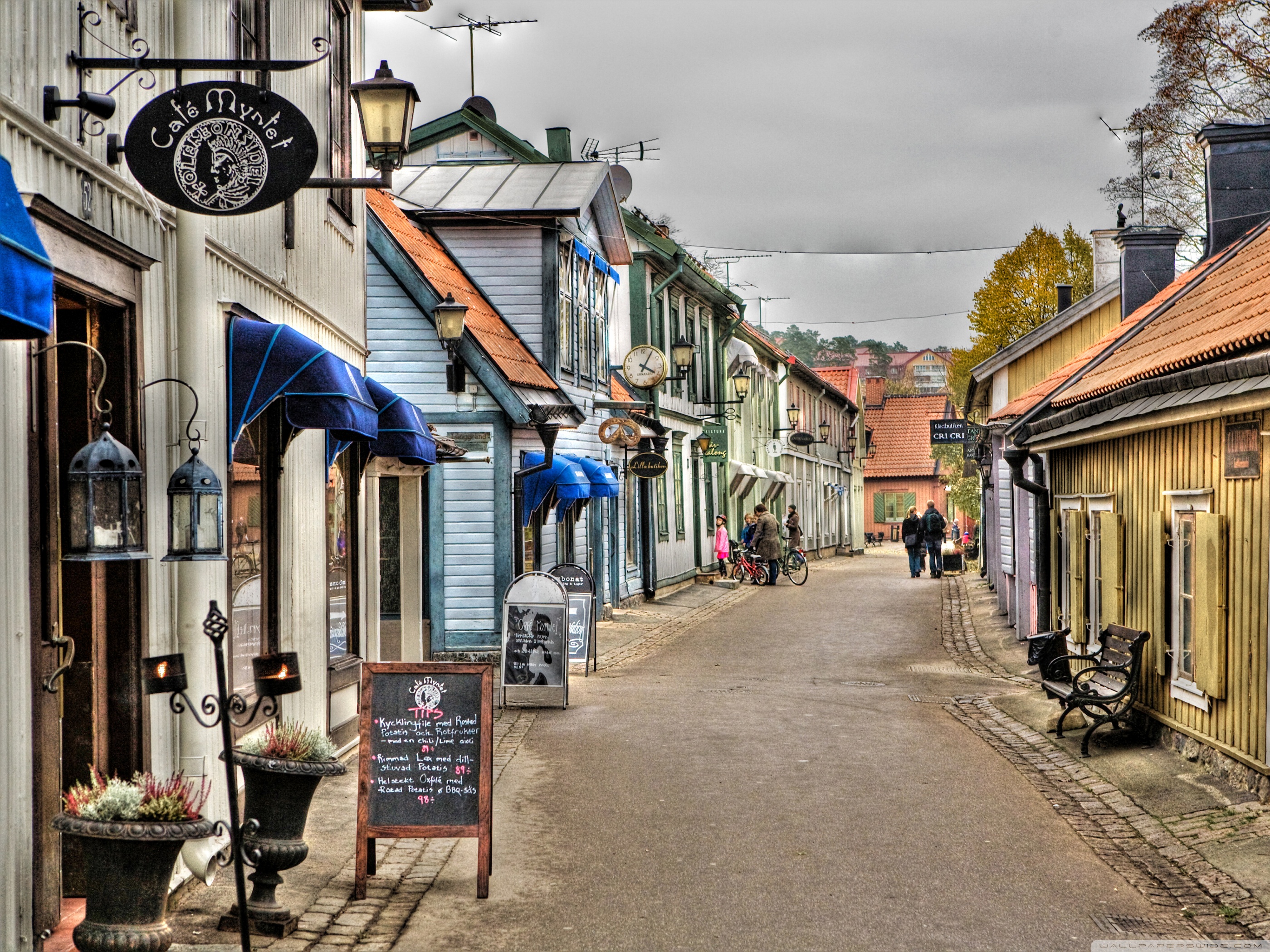 Vintage Street Wallpaper Hd - HD Wallpaper 