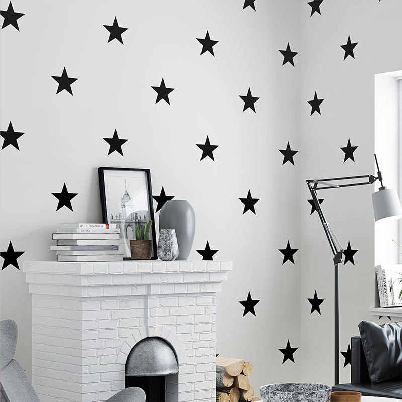Black And White Wallpaper Girls Room - HD Wallpaper 