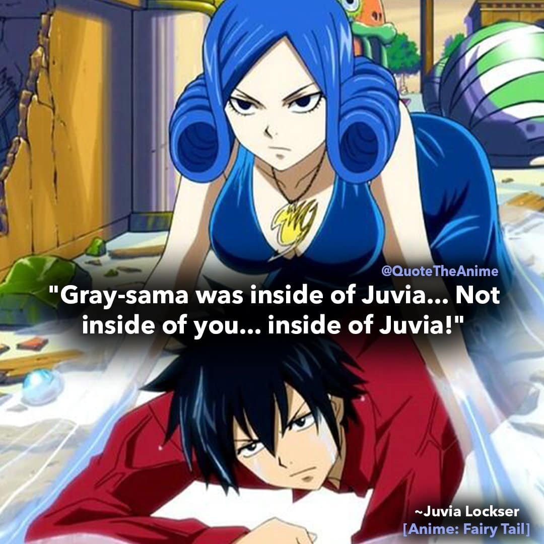 Juvia Lockser Quotes Funny Fairy Tail Quotes Gray Sama - Juvia Lockser Protecting Gray - HD Wallpaper 