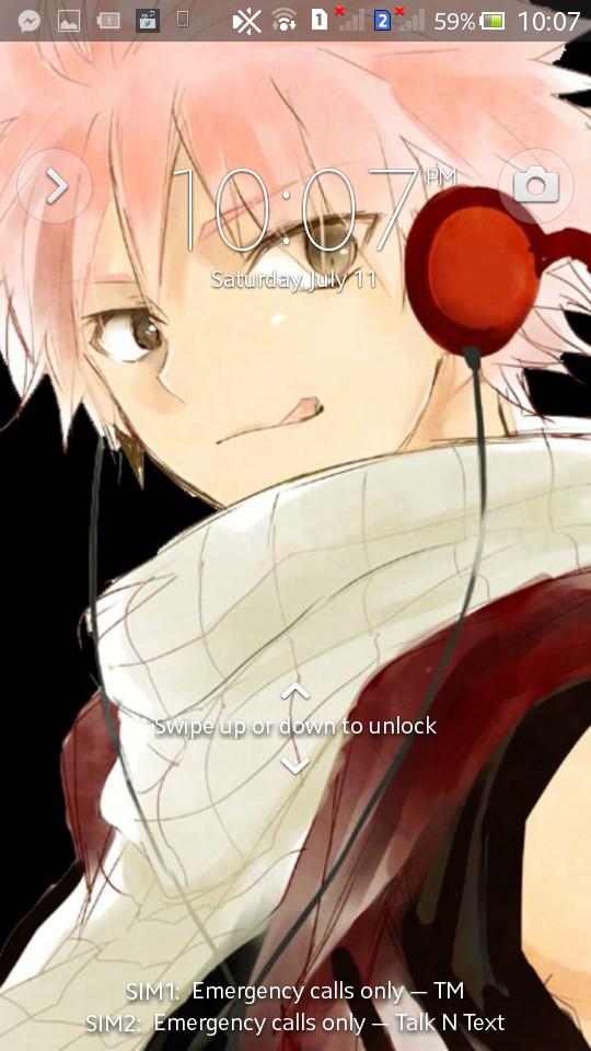 Fairy Tail Lucy With Headphones - HD Wallpaper 