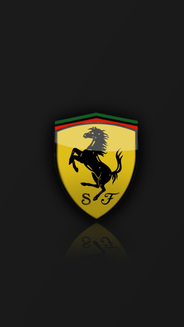 Free Download Ferrari Logo Hd Wallpapers For Iphone - Emblem - HD Wallpaper 
