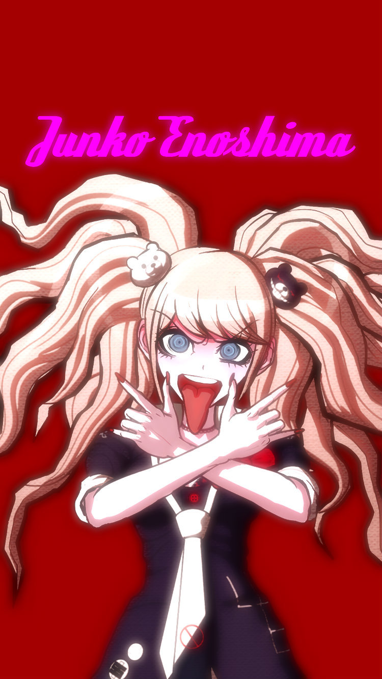 “could I Get A Wallpaper Of Junko Please She Is A Crazy“here - Junko Enoshima Wiki 3 - HD Wallpaper 
