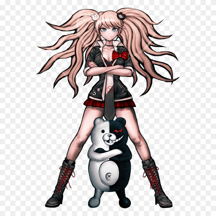 Junko Enoshima Danganronpa Wiki Fandom Powered - Junko Enoshima Art - HD Wallpaper 