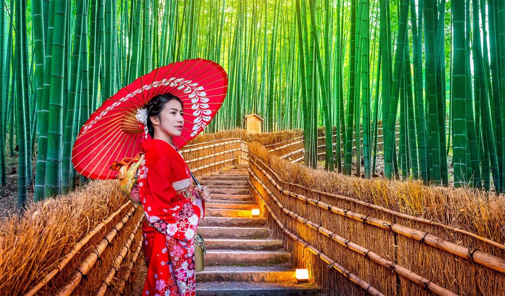 Arashiyama Bamboo Forest Kyoto - HD Wallpaper 