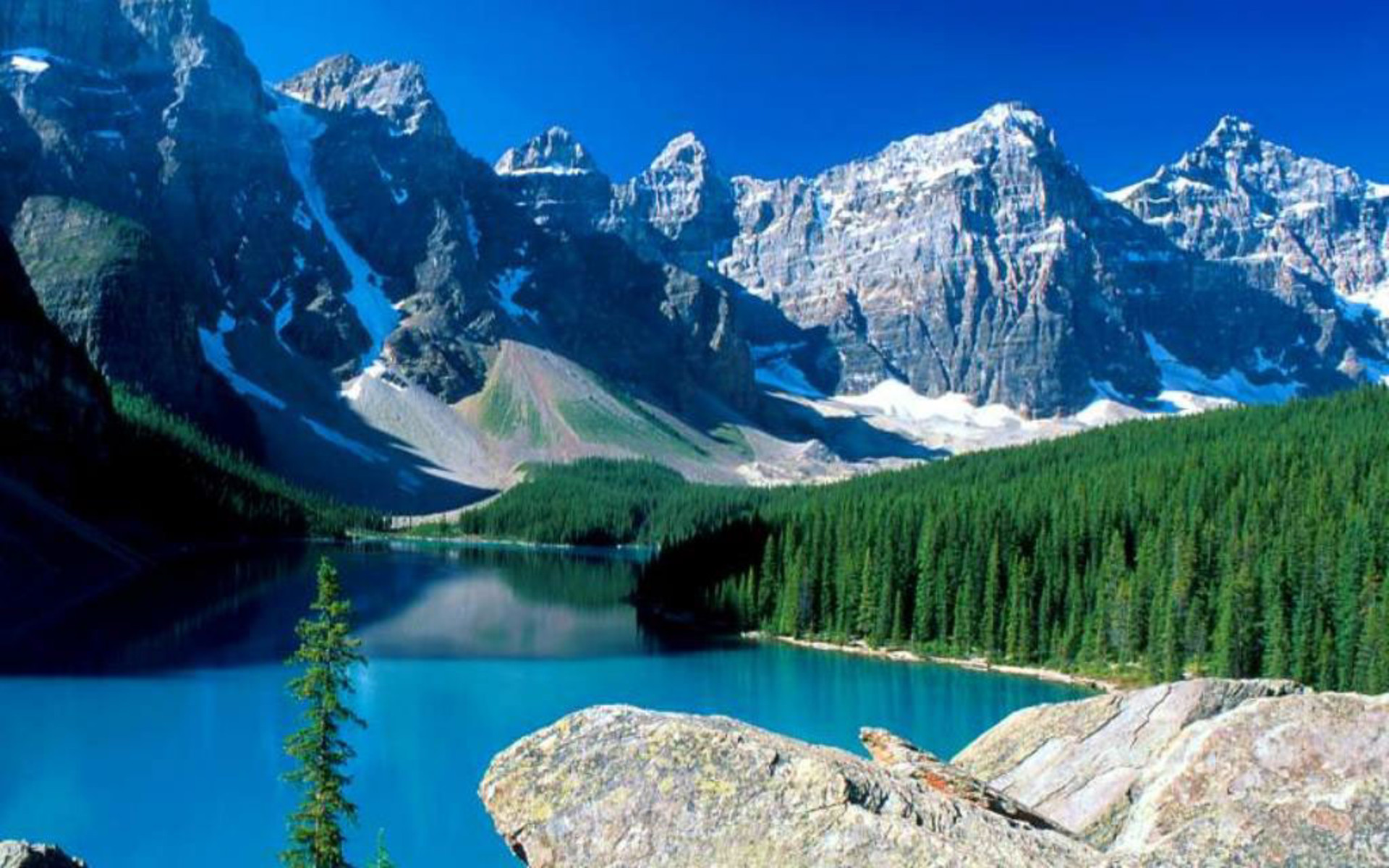 Moraine Lake - HD Wallpaper 