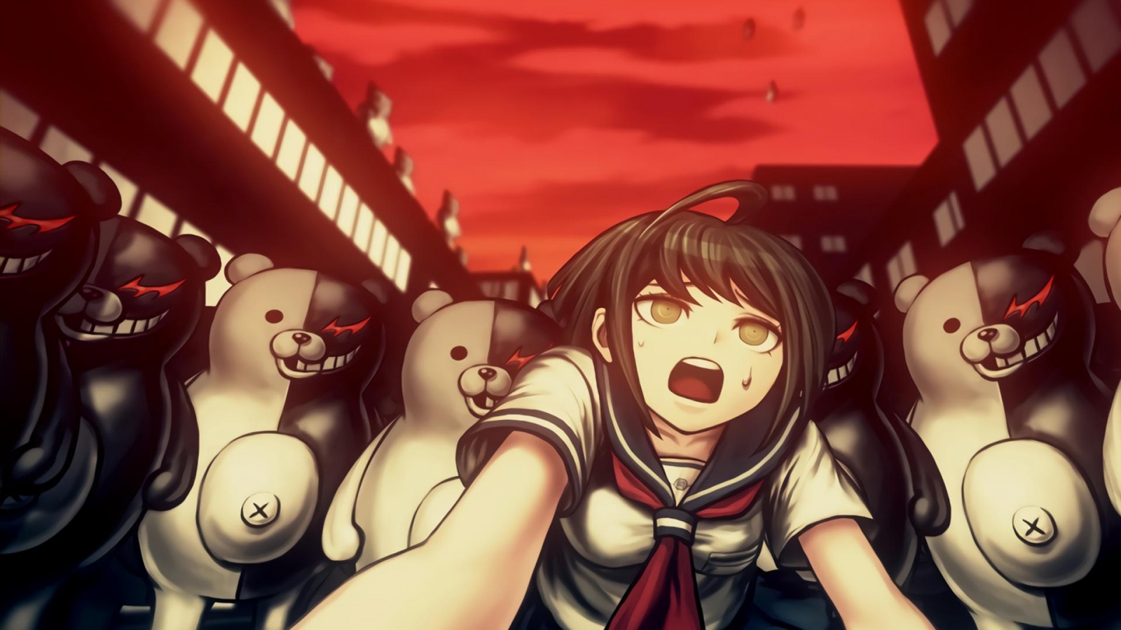 Danganronpa - Danganronpa Ultra Despair Girls Scenes - HD Wallpaper 