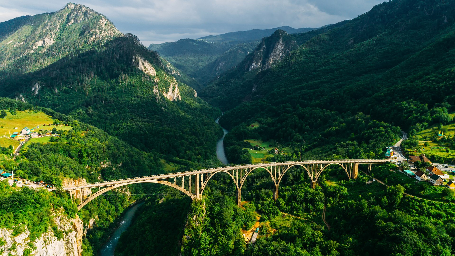 Durdevica Tara Bridge Montenegro - HD Wallpaper 