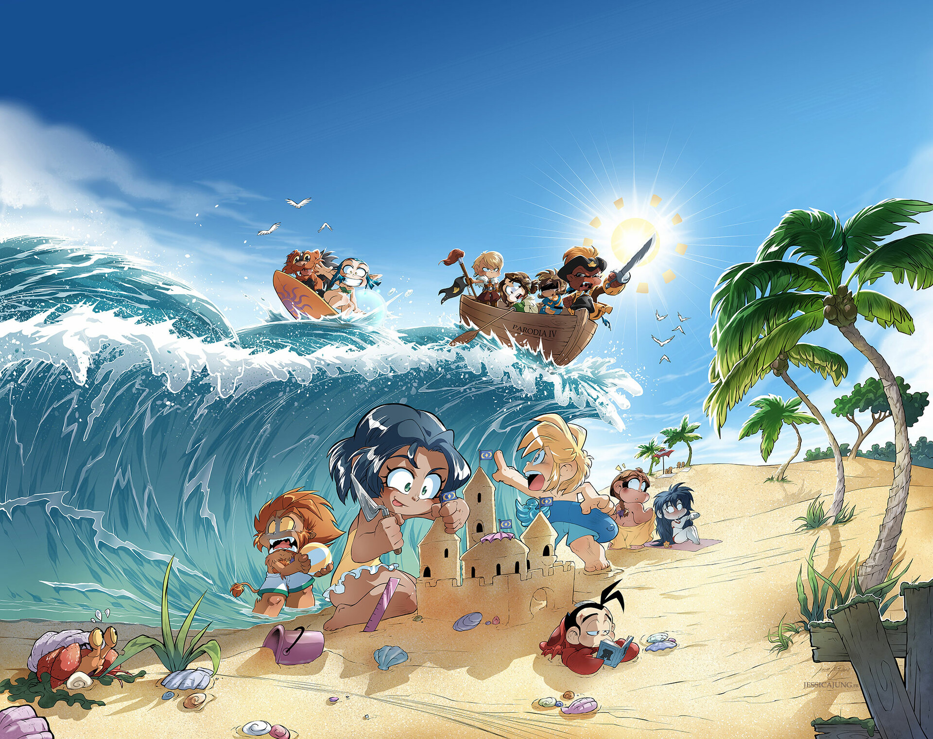 Légendaires Parodia Tome 4 - HD Wallpaper 