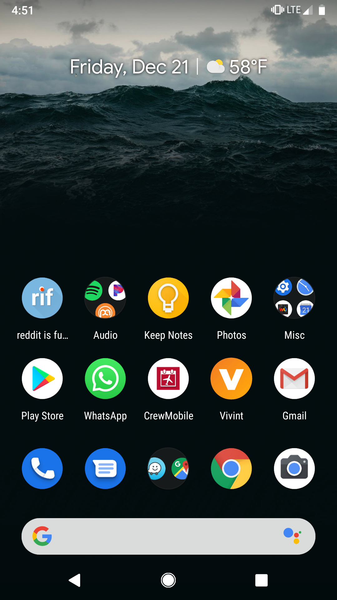 App Shortcuts Menu Android - 1080x1920 Wallpaper 