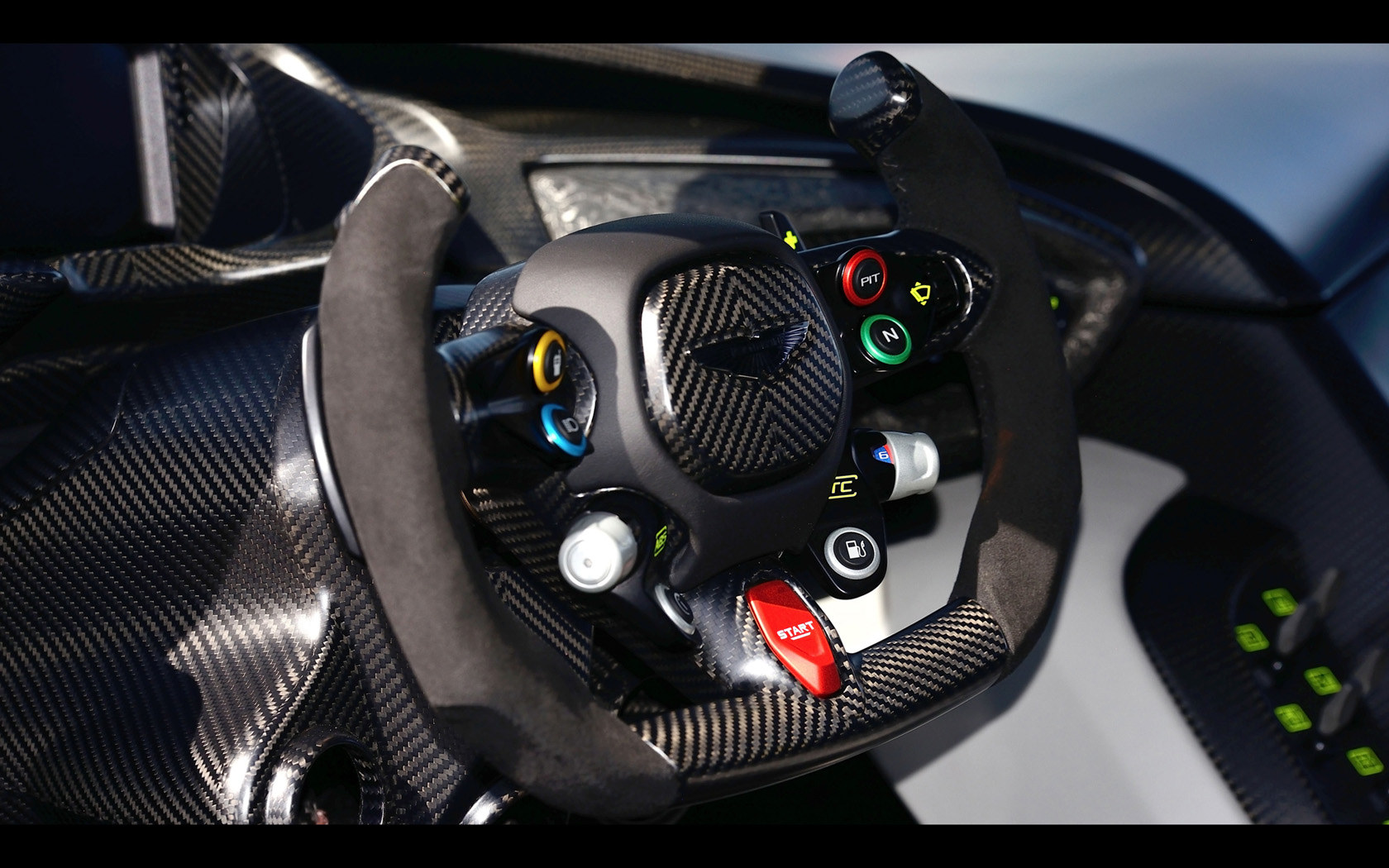 Aston Martin Vulcan Interior - HD Wallpaper 