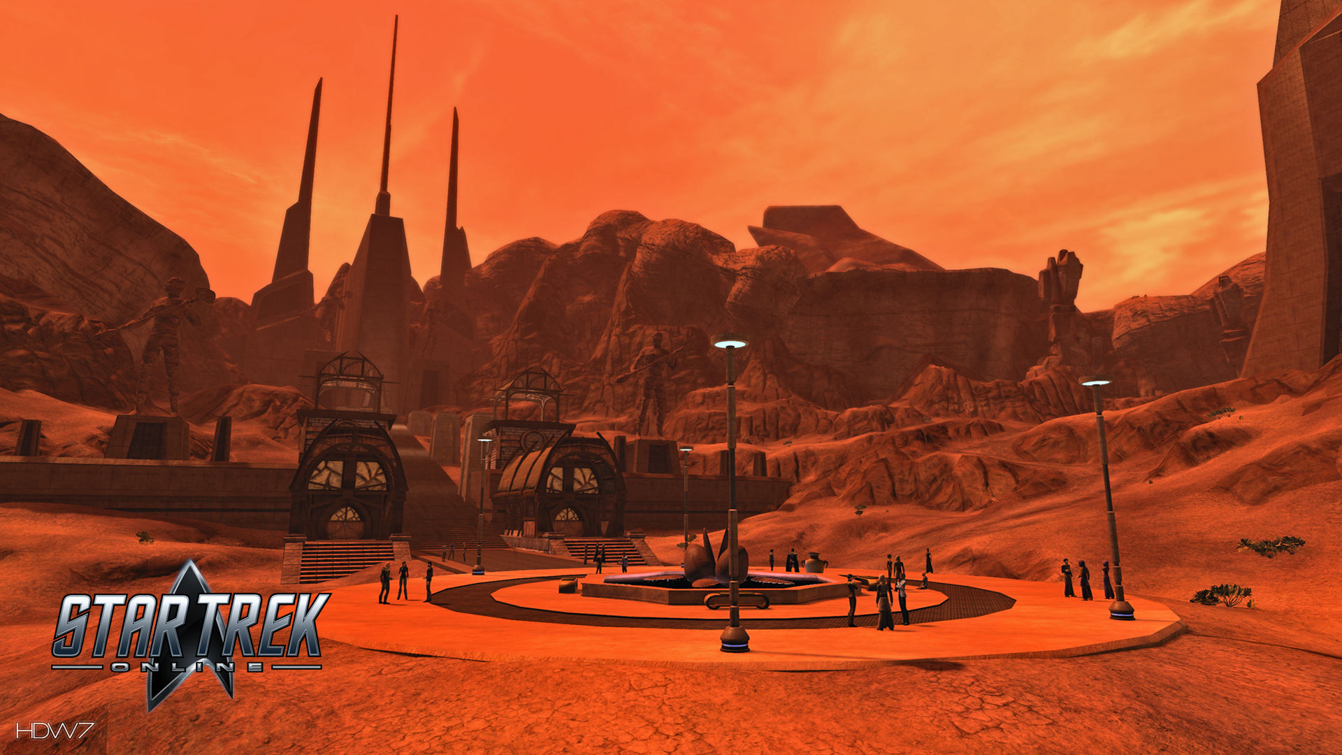 Star Trek Online Vulcan Widescreen Hd Wallpaper - Star Trek Vulcan Related - HD Wallpaper 