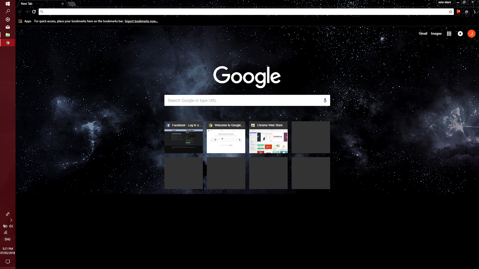 Blue Space - HD Wallpaper 