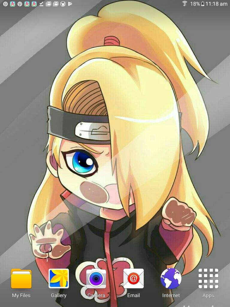 User Uploaded Image - Chibi Naruto Deidara Cute - HD Wallpaper 