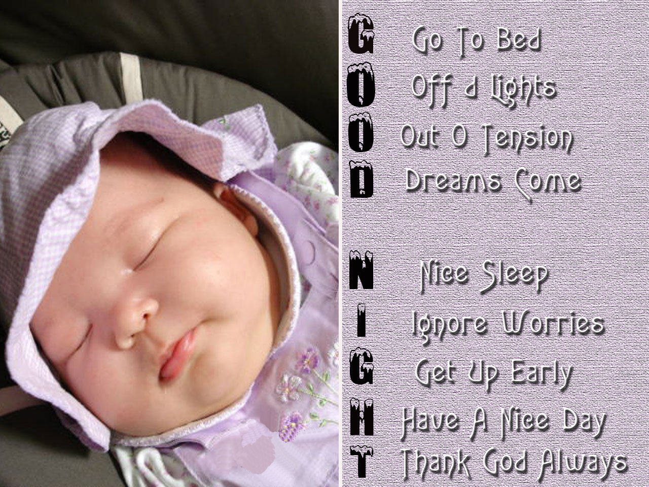 Good Night Friends Wallpapers And Backgrounds - Good Night Cute Baby - HD Wallpaper 