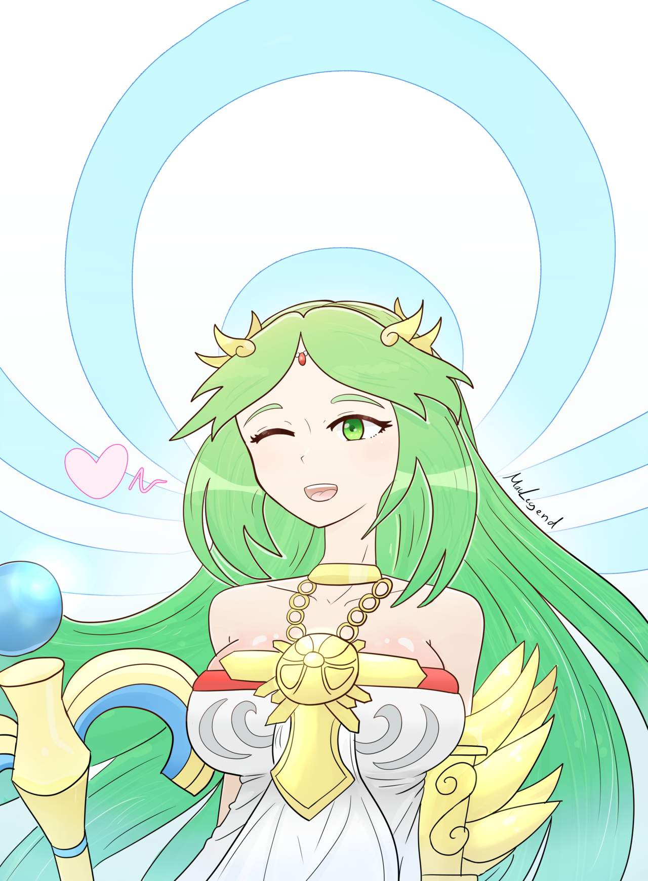 Palutena Wallpaper Iphone X - HD Wallpaper 