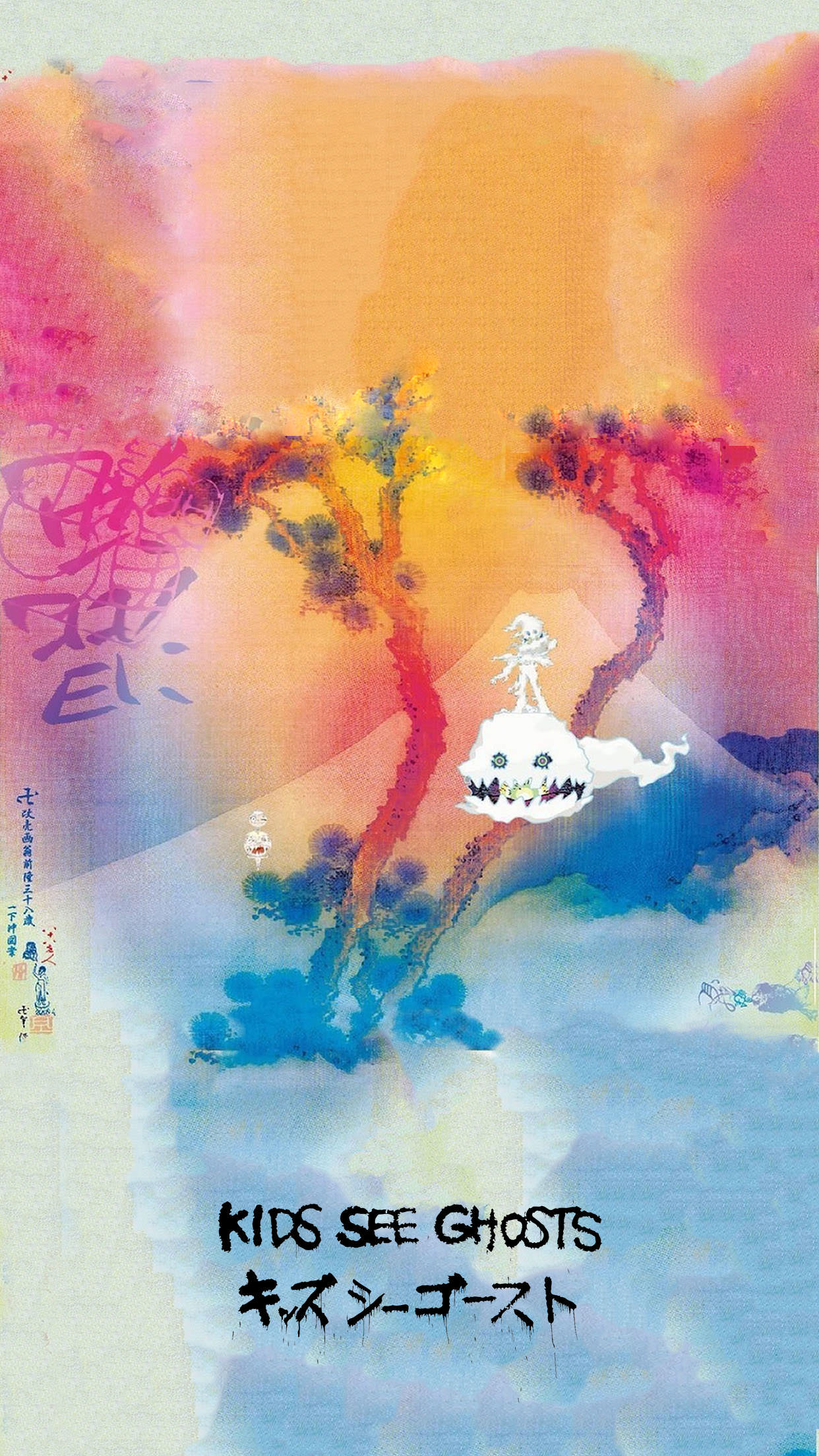 Kids See Ghosts Album Cover - HD Wallpaper 