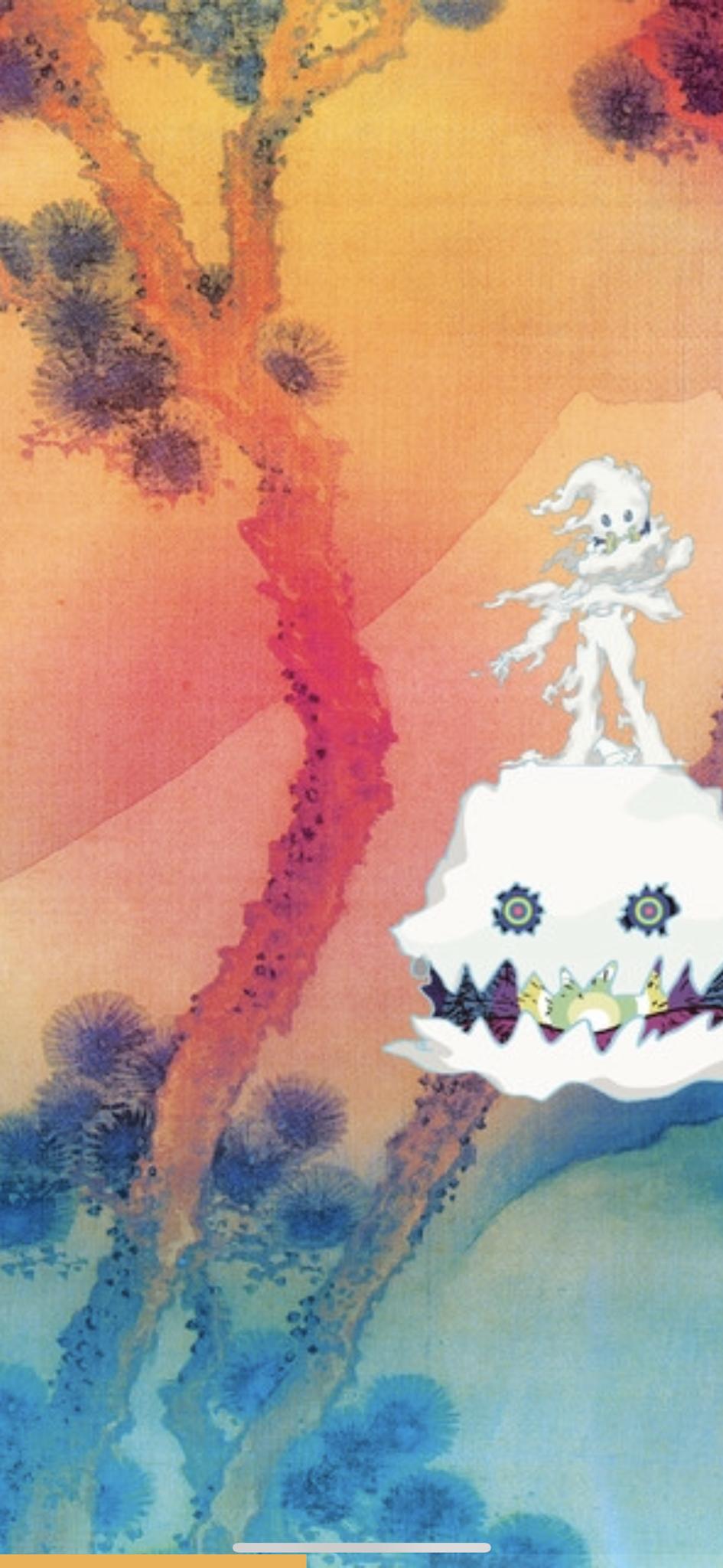 Kids See Ghosts Album Cover Genius - HD Wallpaper 
