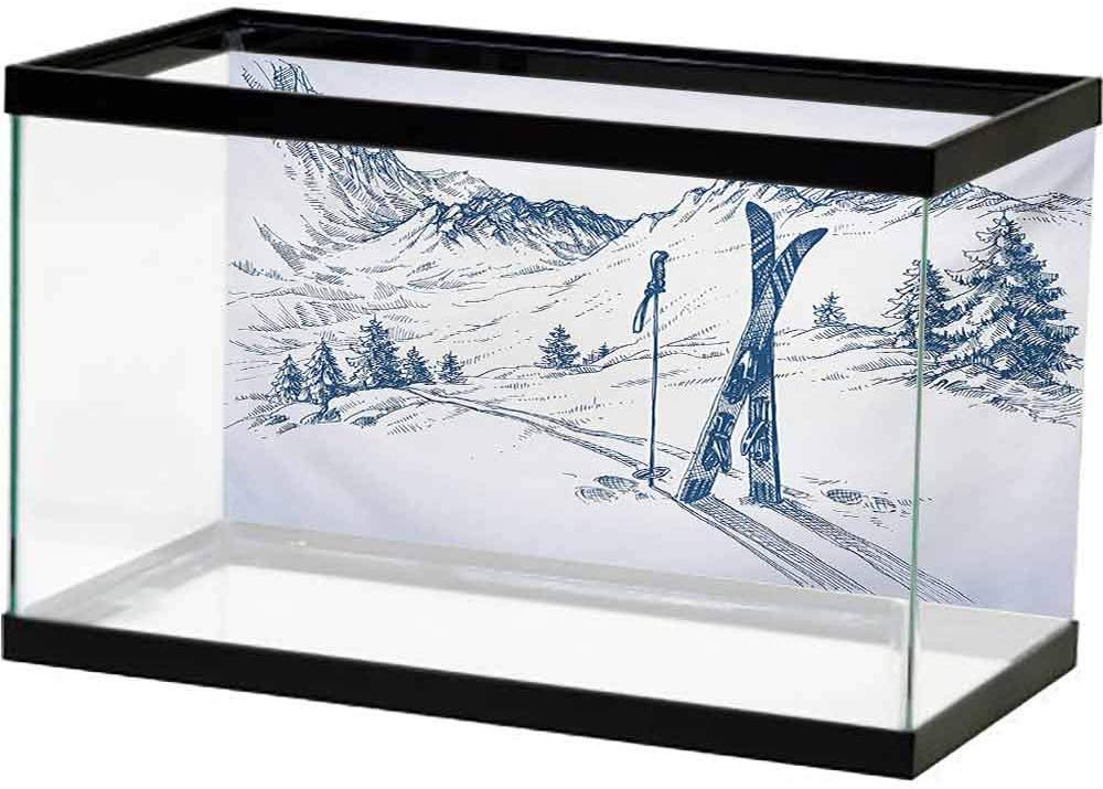 Sllart Wallpaper Fish Tank Winter,sketchy Graphic Of - Drawing - HD Wallpaper 