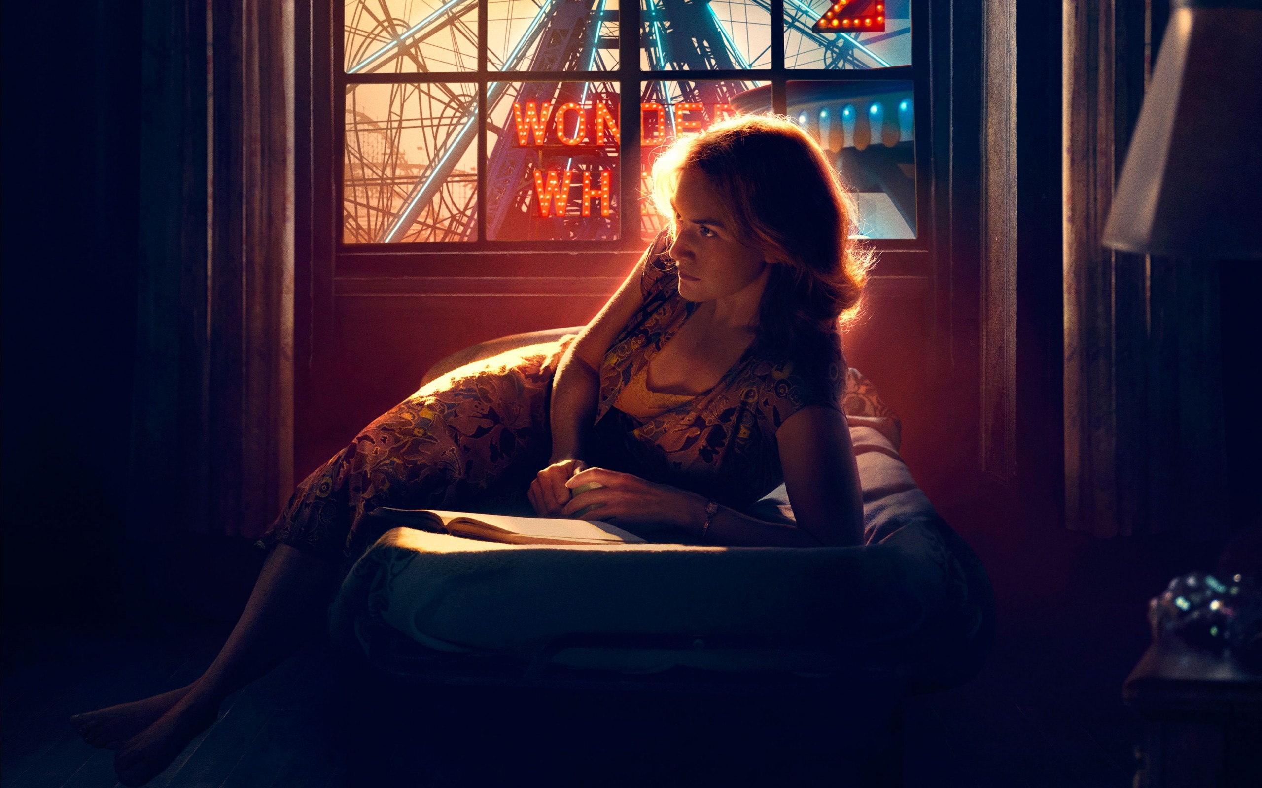 Kate Winslet Wonder Wheel Hd - HD Wallpaper 