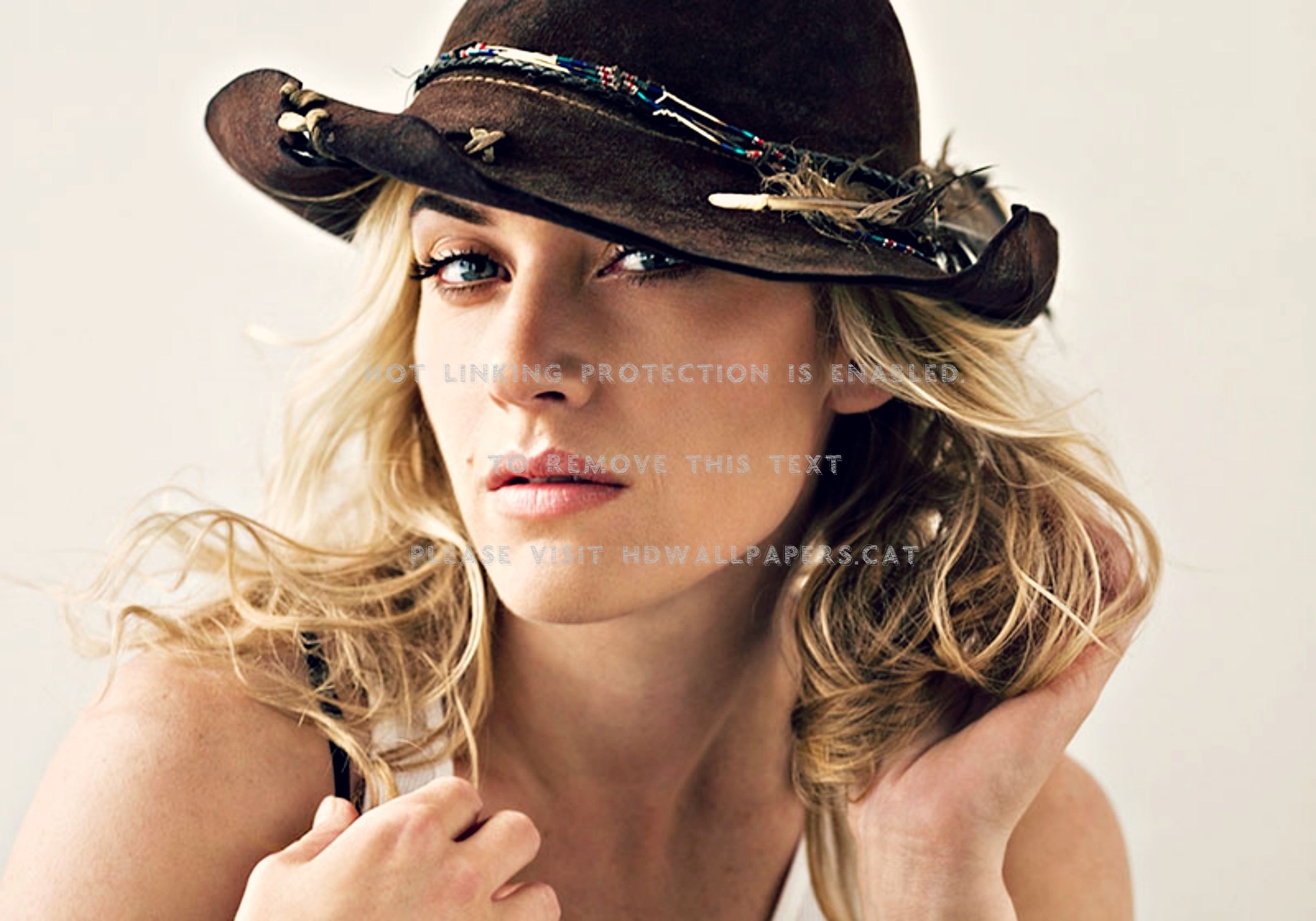 Kate Winslet Woman Actress Girl Hat Blonde - Photo Shoot - HD Wallpaper 