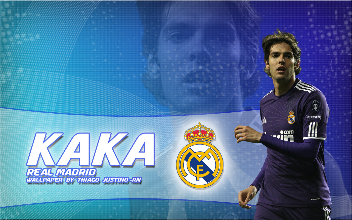 Ricardo Kaka Izecson Real Madrid Football Player Hd - Kaka Football Wallpaper Hd - HD Wallpaper 