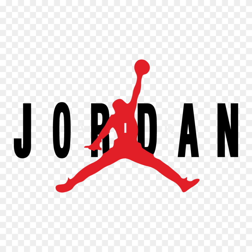 Air Jordan Jumpman Logo Vector Free Vector Silhouette - Air Jordan Logo Png - HD Wallpaper 
