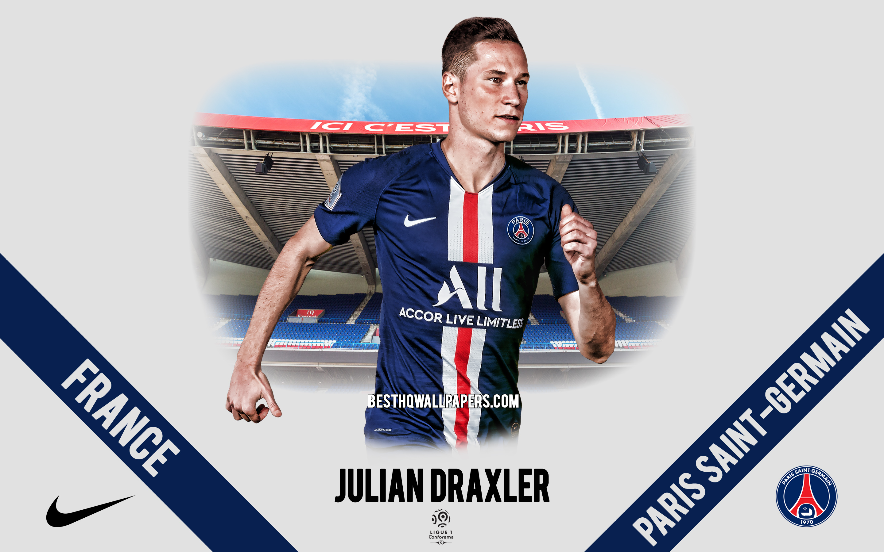 Julian Draxler, Psg, Portrait, German Footballer, Midfielder, - Neymar Psg Wallpaper 2020 - HD Wallpaper 