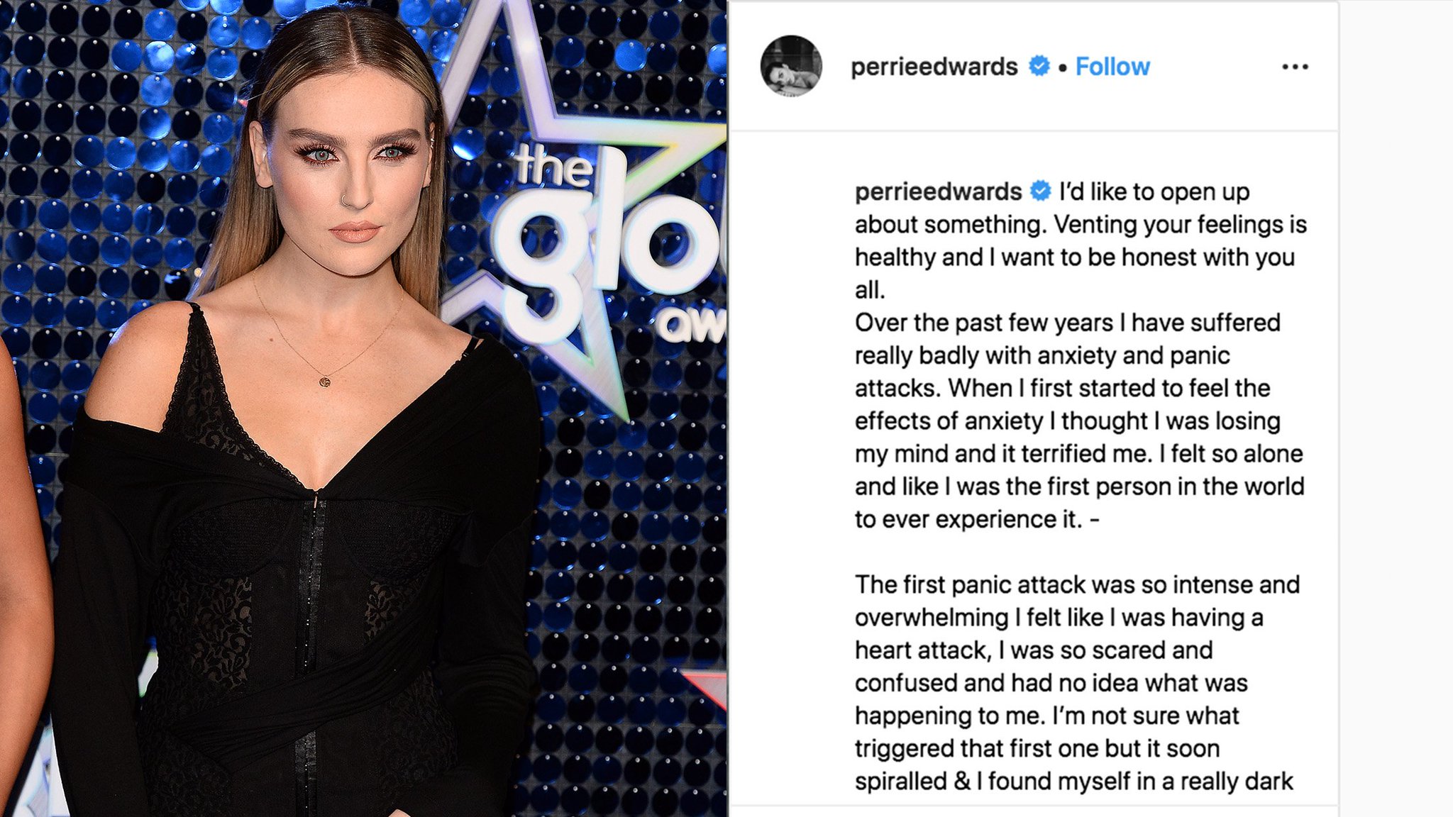 Perrie Edwards Anxiety Post - HD Wallpaper 