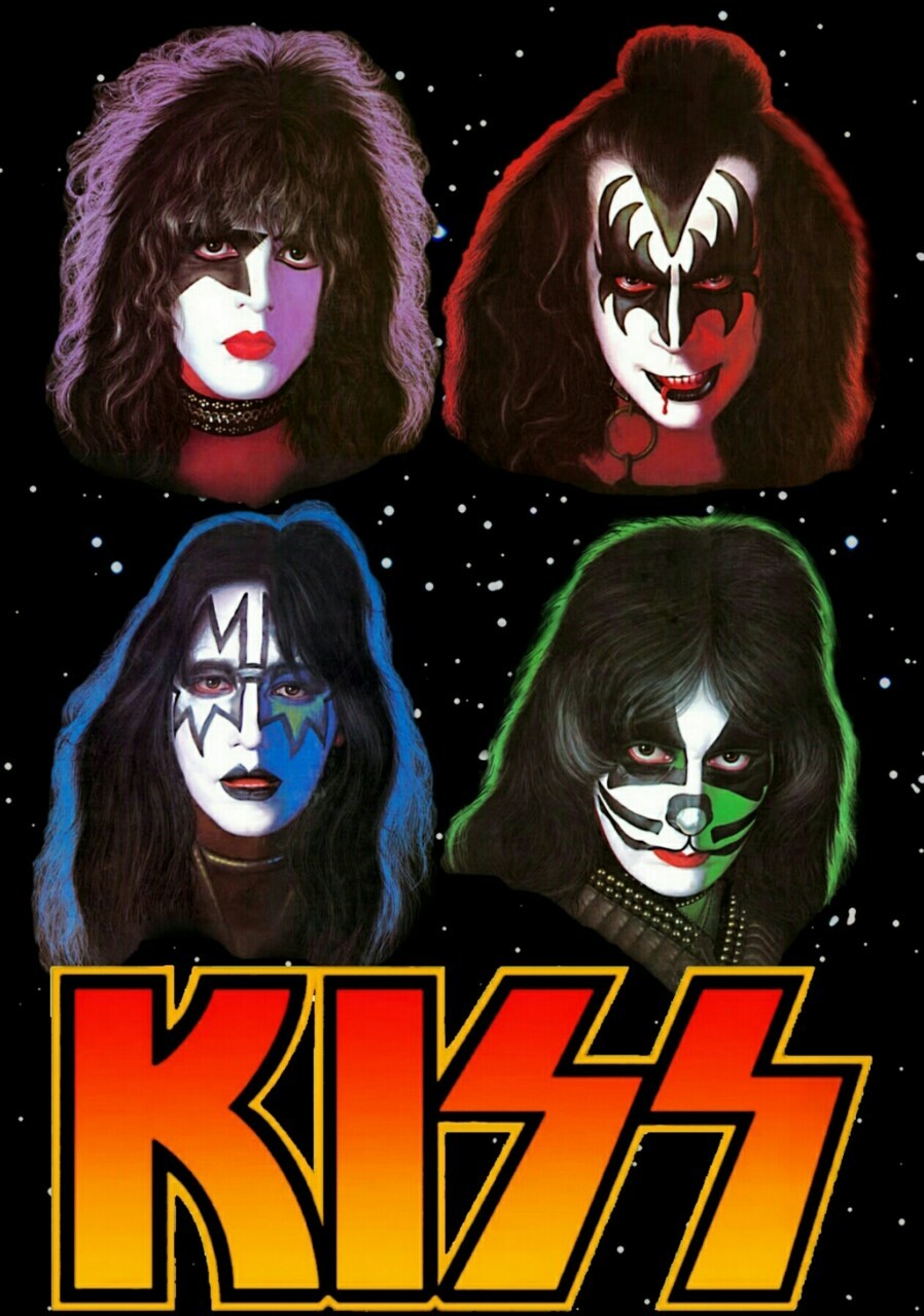 Kiss Solo Faces - Kiss Band - HD Wallpaper 
