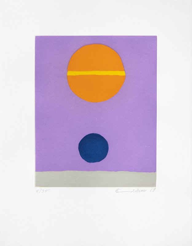 Etel Adnan, Poids De La Lune V - Etel Adnan - HD Wallpaper 