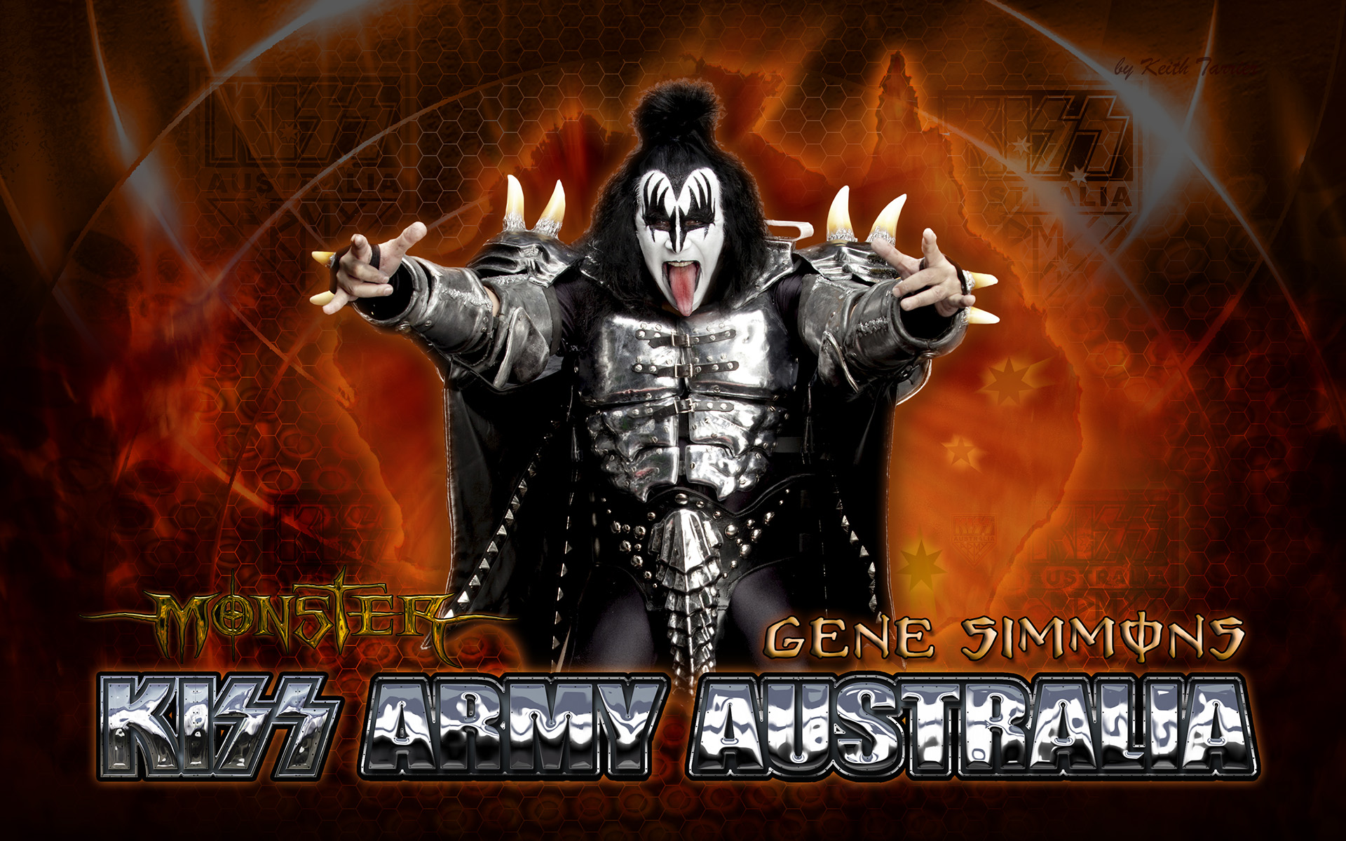 Kiss Monster Gene Simmons - HD Wallpaper 