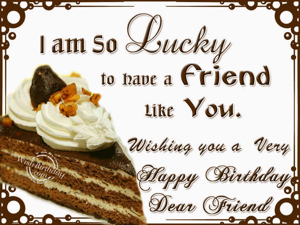 Birthday Wishes For Best Friend Images Download - Wish You Happy Birthday Dear Friend - HD Wallpaper 