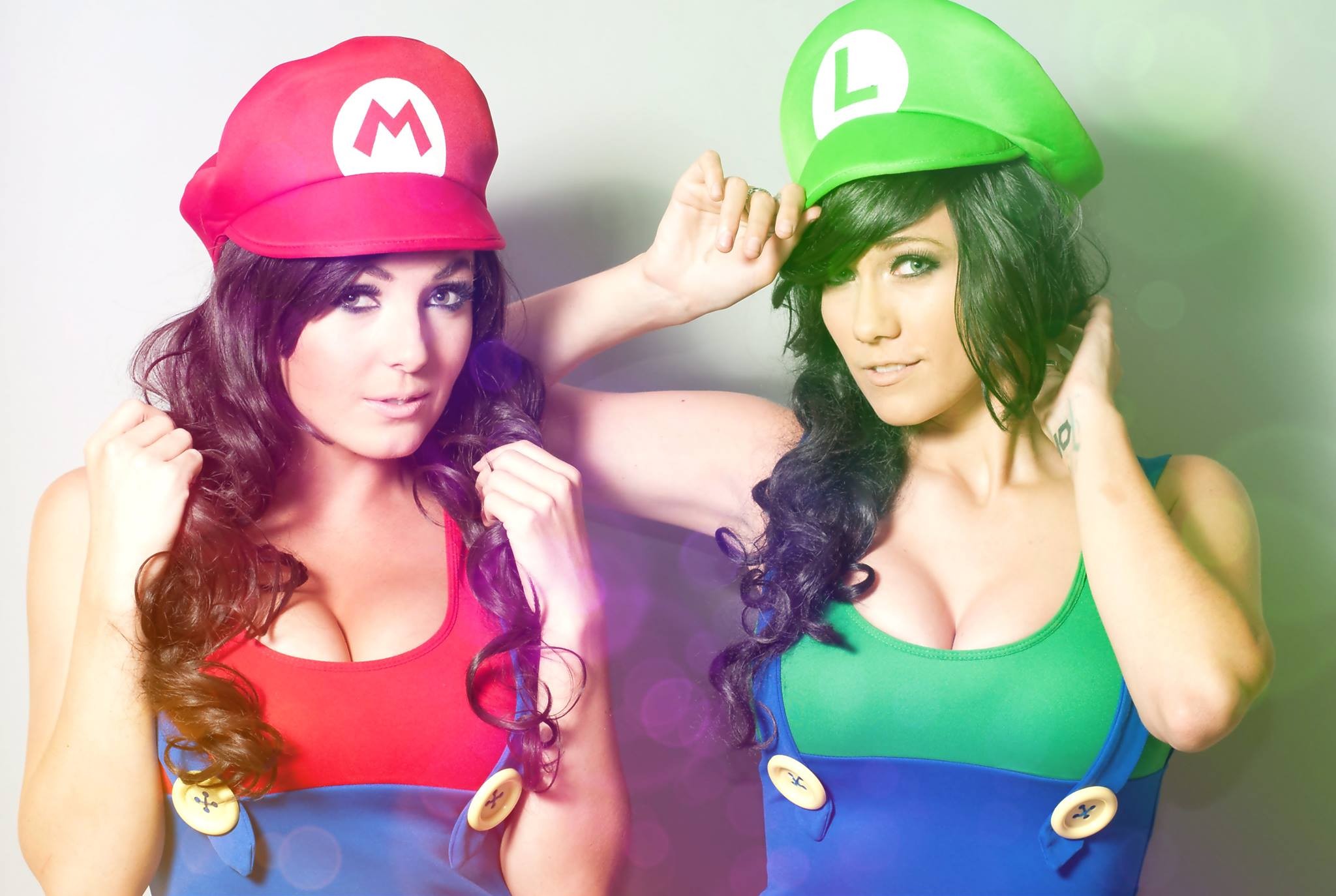 Jessica Nigri Cosplay Mario - HD Wallpaper 