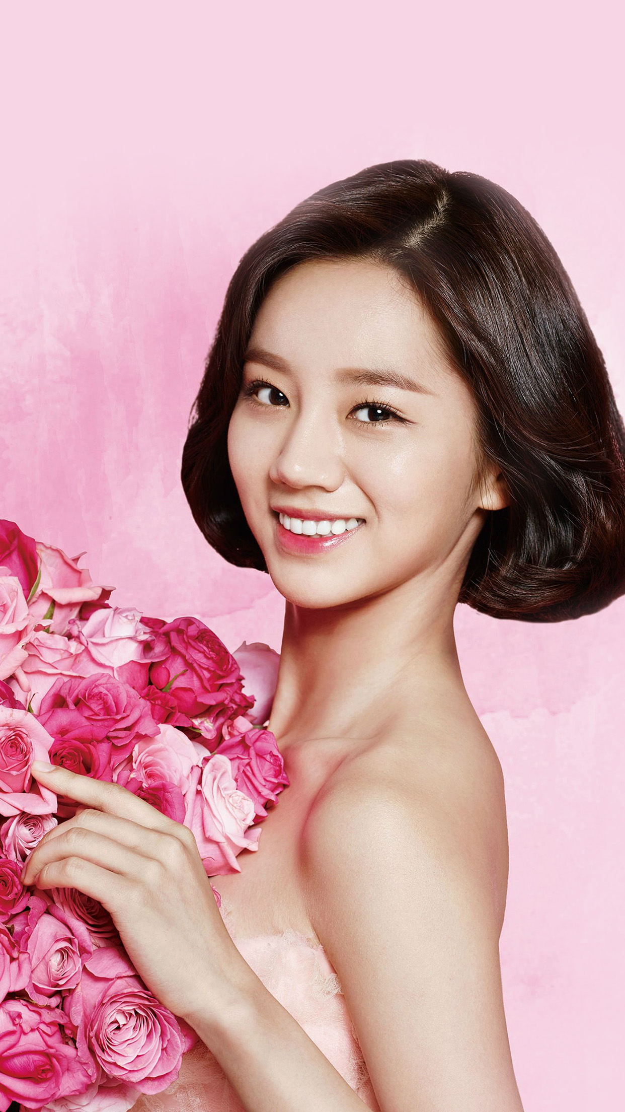 Flower Hyeri Cute Pink Kpop Girl Android Wallpaper - Hyeri Flower - HD Wallpaper 