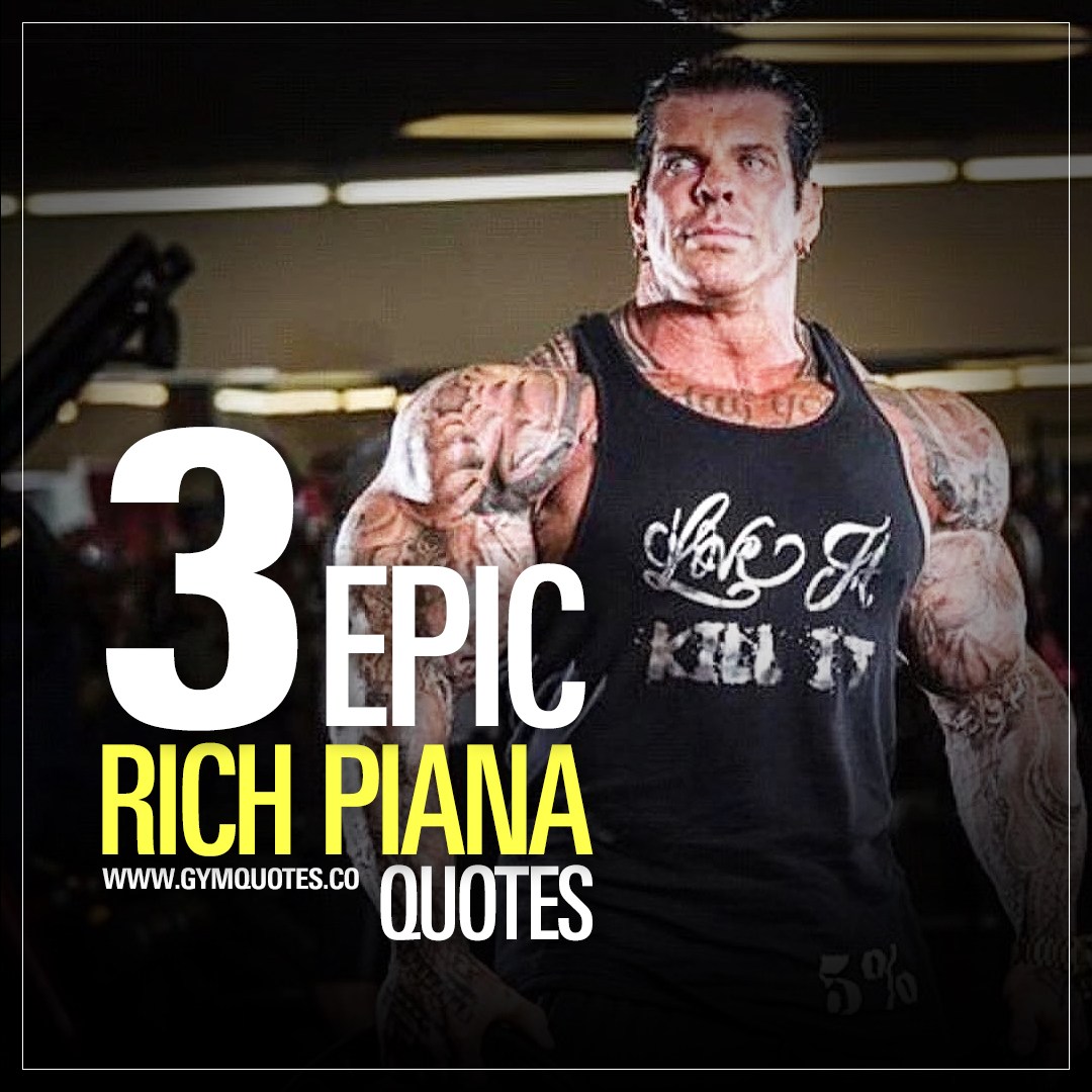 Rich Piana Motivation Quotes - HD Wallpaper 