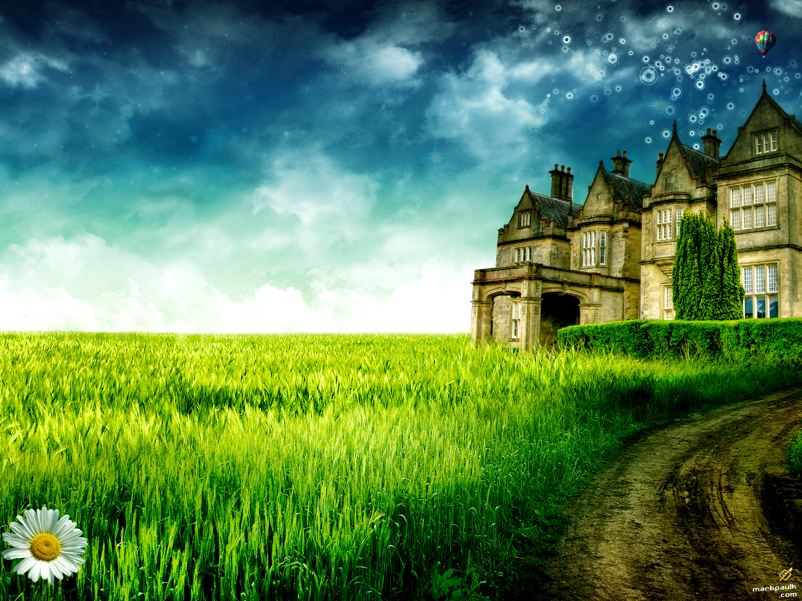 Natural Scenery With House - 1600x1200 Wallpaper Natural Scenery With House - 1600x1200 Wallpaper