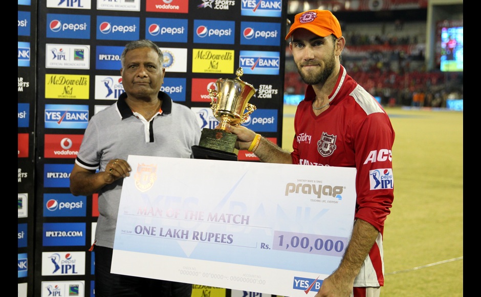 Glenn Maxwell Of Kings X1 Punjab Won The Man Of The - Player - HD Wallpaper 