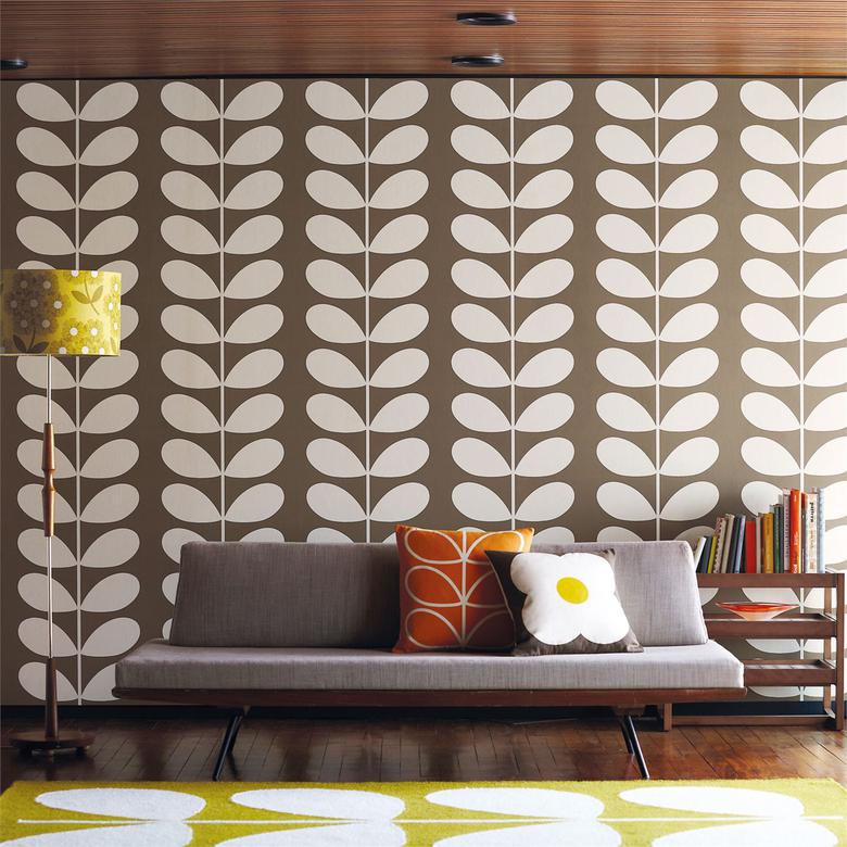 Giant Stem Orla Kiely Wallpaper Nz Online - Orla Kiely Giant Stem Wall Paper - HD Wallpaper 